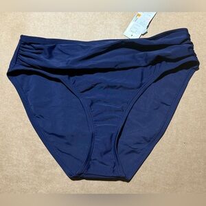 Tommy Bahama Women's Swim Bikini Bottom - Navy Blue